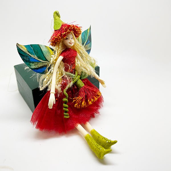 2023 NZ Christmas Summer Pohutukawa Fairy Doll - ShopNZ