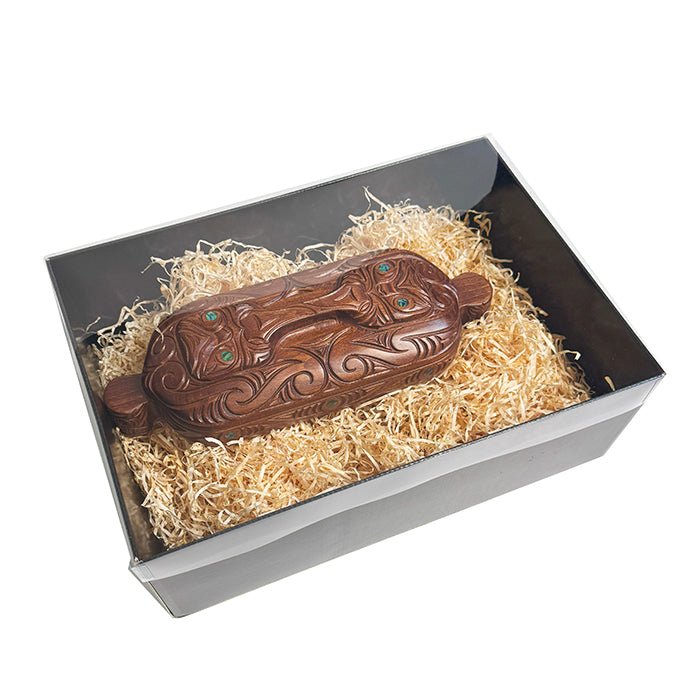 37cm Maori Haehae Wakahuia Treasure Box - ShopNZ
