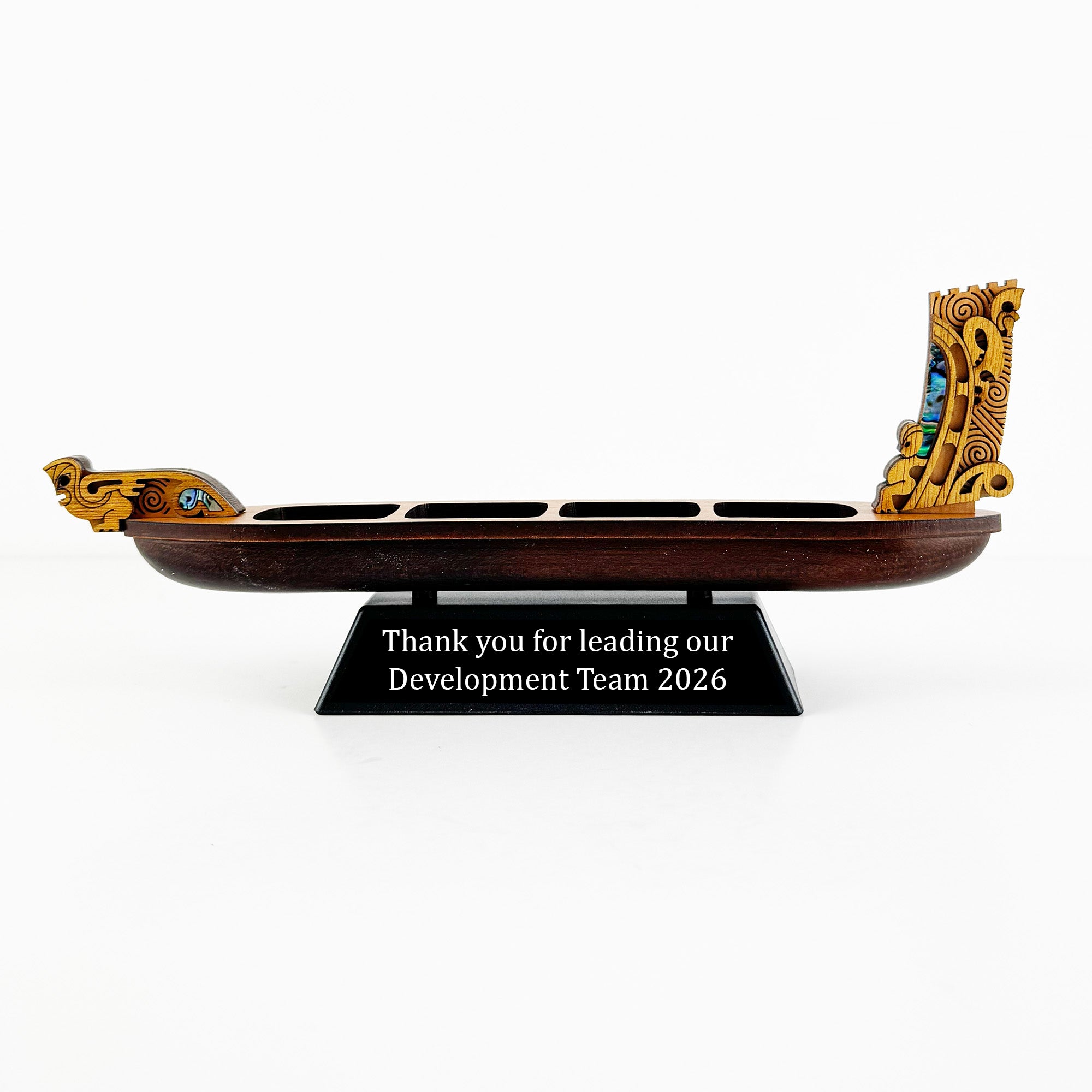 Small Māori Waka Taua War Canoe - Ornament or Trophy