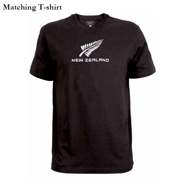 Black Twill NZ Silver Fern Cap