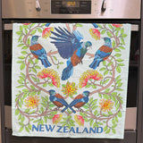Quality NZ Tui and Pohutukawa Tea Towel - ShopNZ