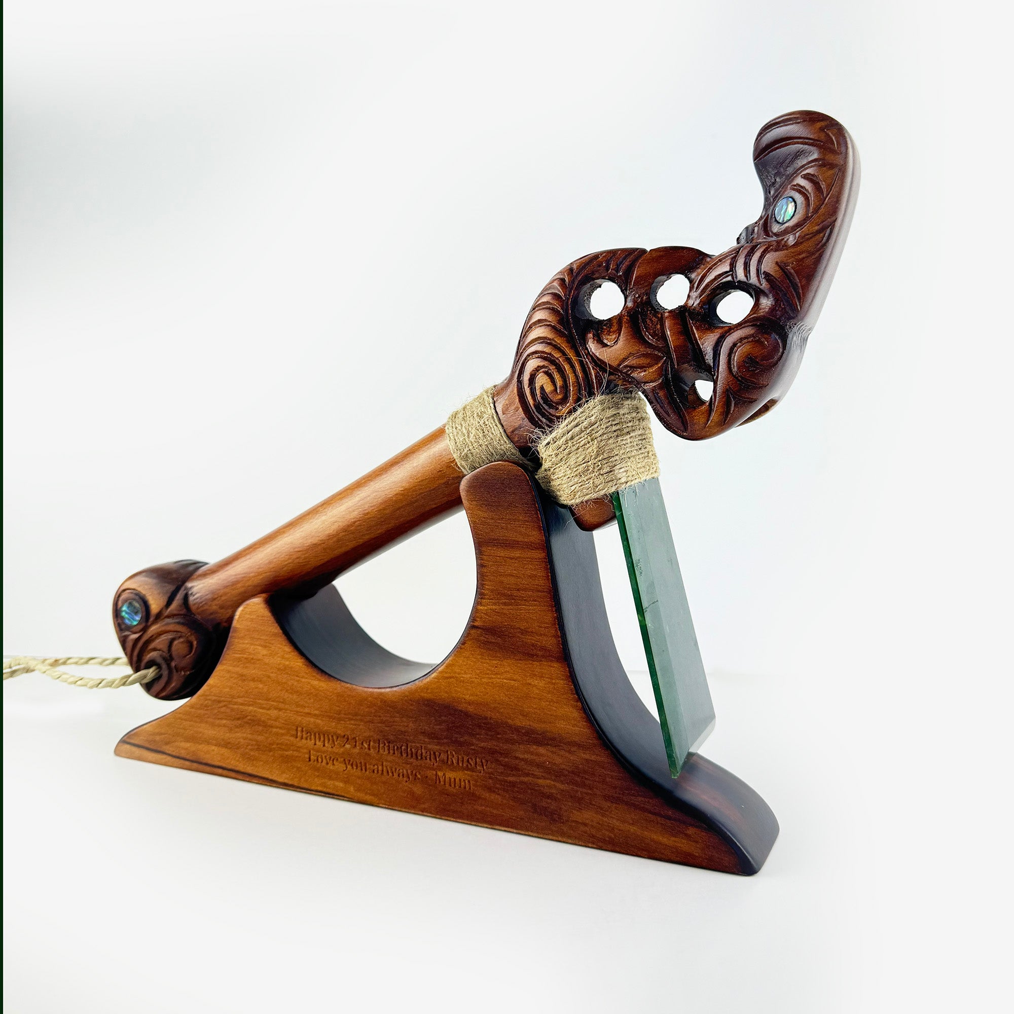 Maori Greenstone Adze - Toki Pou Tangata