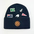 Black NZ Icons Souvenir Beanie Hat - ShopNZ