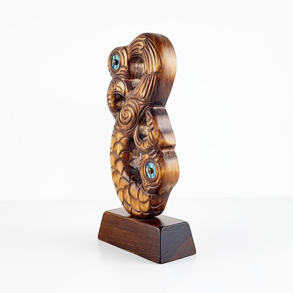 Carved Wooden Maori Manaia Trophy - ShopNZ
