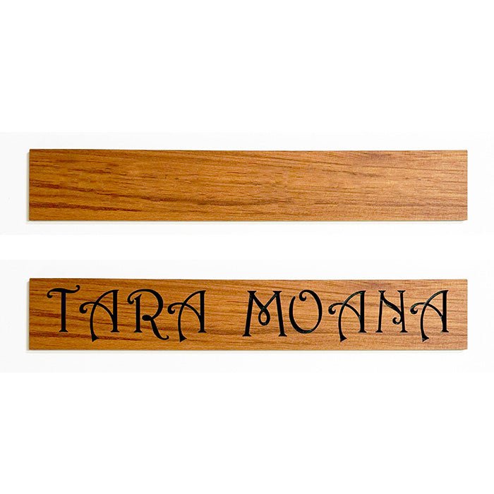 Custom Personalised Rimu Sign - ShopNZ