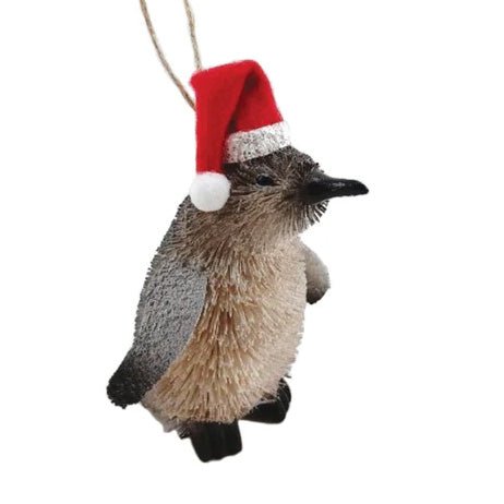 Cute NZ Brush Penguin Christmas Ornament - ShopNZ