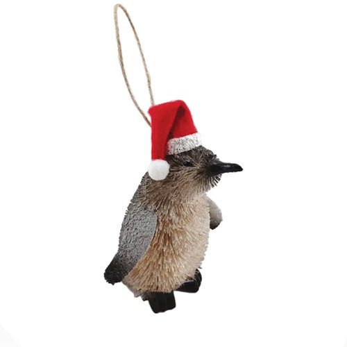 Cute NZ Brush Penguin Christmas Ornament - ShopNZ