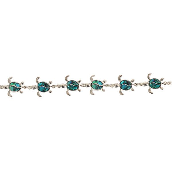 Cute NZ Paua Shell Turtle Bracelet - ShopNZ
