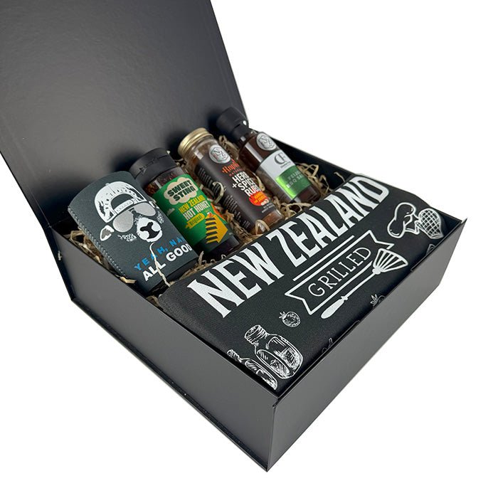 Fire Up the Barbie NZ Foodie BBQ Gift Box - ShopNZ