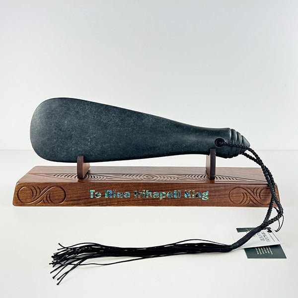 Forest Green Full Size 34.5cm Ngai Tahu Greenstone Mere - ShopNZ