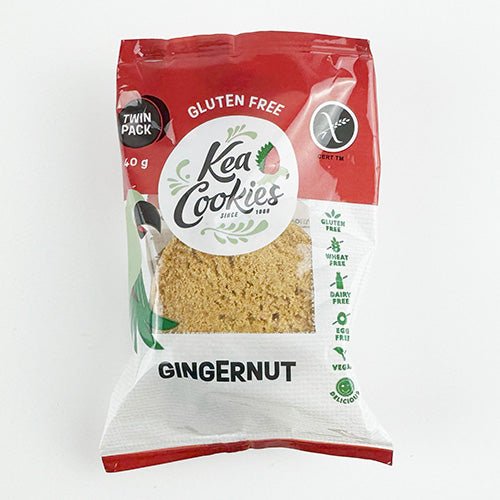 Kea Gluten Free Gingernut Cookies Twin - Pack - ShopNZ