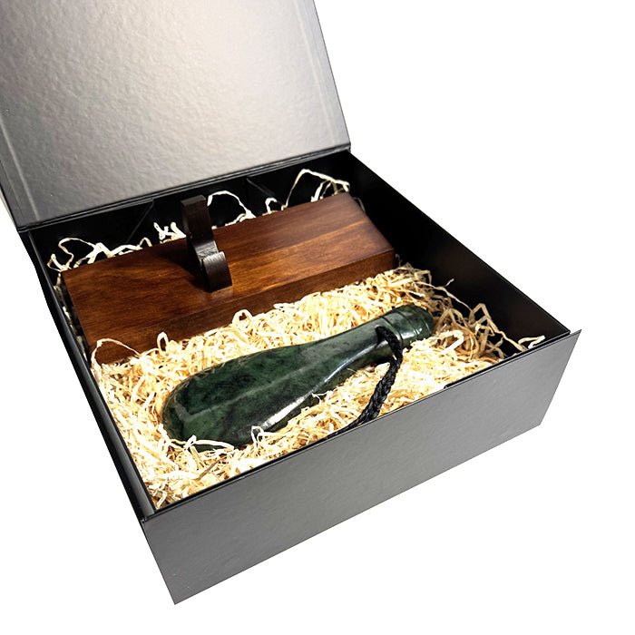 Large 23cm NZ Greenstone Mere (Stand Optional) - ShopNZ