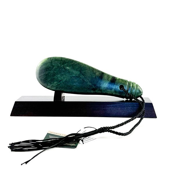 Large 27cm Ngai Tahu Greenstone Mere - ShopNZ