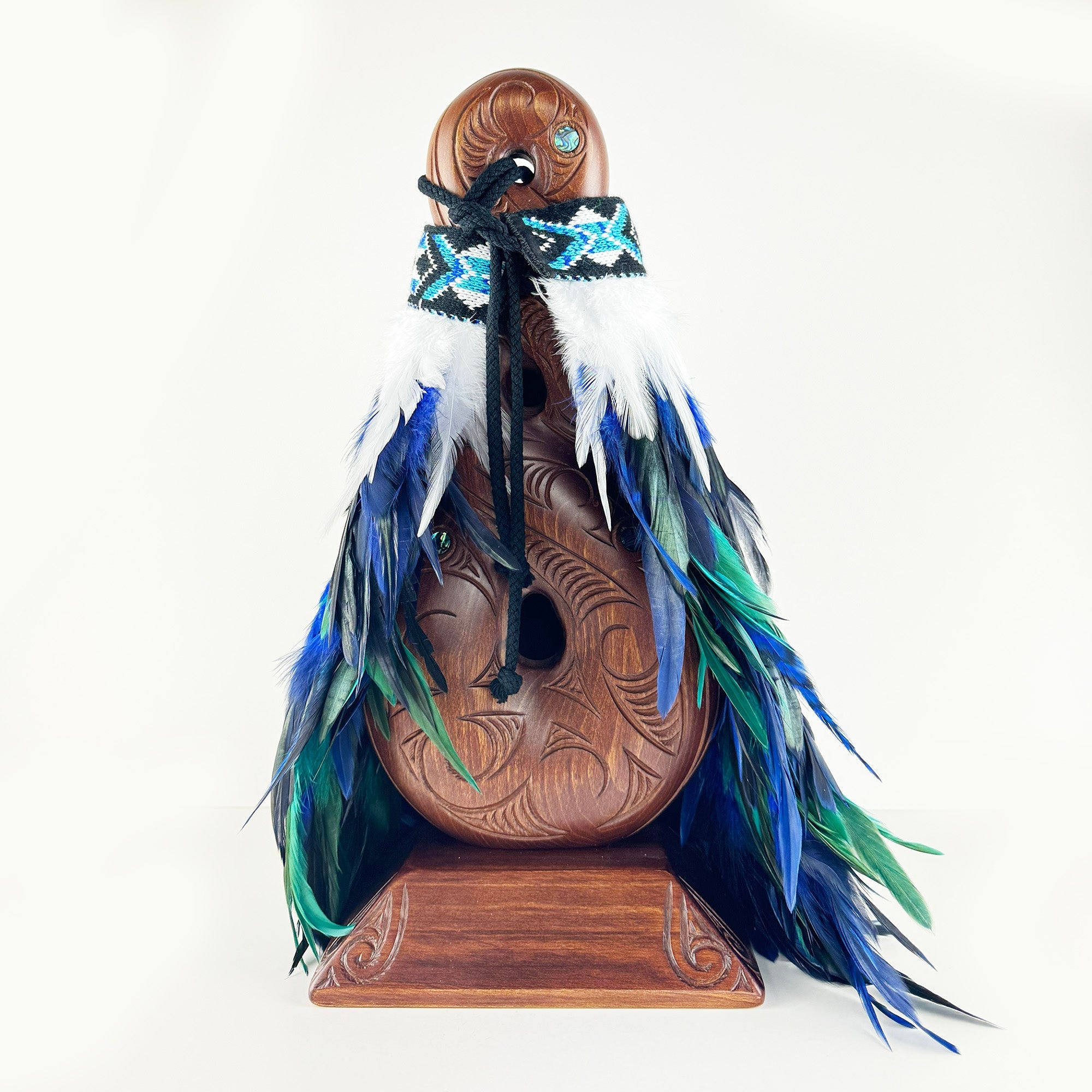 Large 43cm Maori Pikorua Twist Trophy or Ornament - ShopNZ