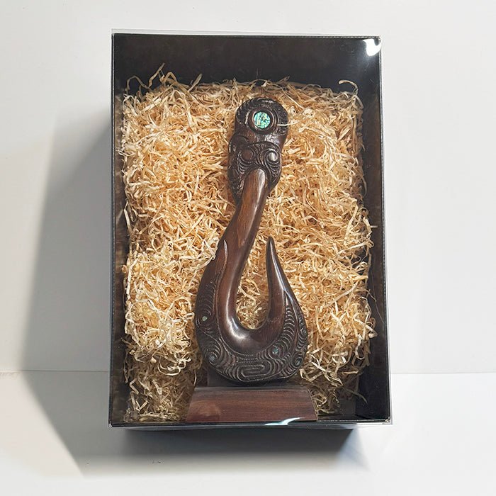 Large Maori Fish Hook Trophy - ShopNZ