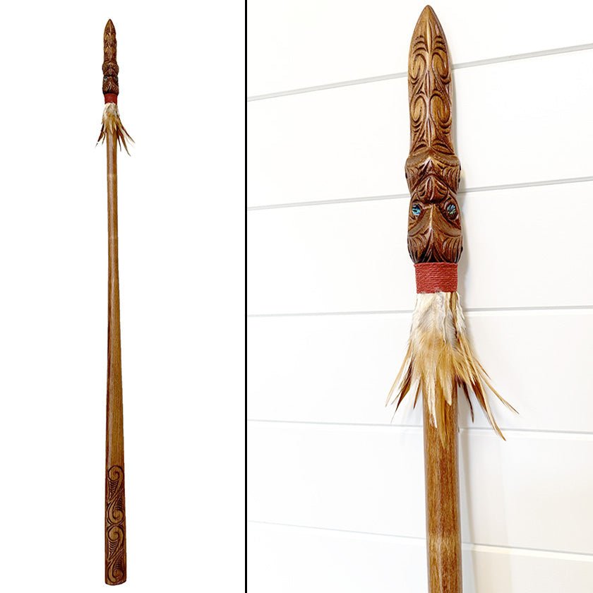 Large Maori Taiaha (Stand Optional) - ShopNZ