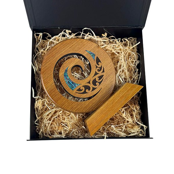 Maori Koru Trophy on Large Engravable Stand - ShopNZ