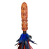 Maori Made Totara Taiaha with Ngutu Kaka Carving - ShopNZ