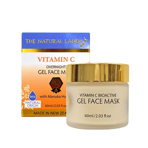 Natural Land Vitamin C Manuka Honey Face Mask Bioactive Gel - ShopNZ
