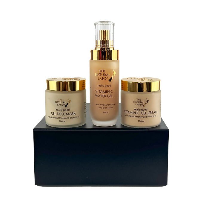 Natural Land Vitamin C Manuka Honey Skincare Gift Box - ShopNZ