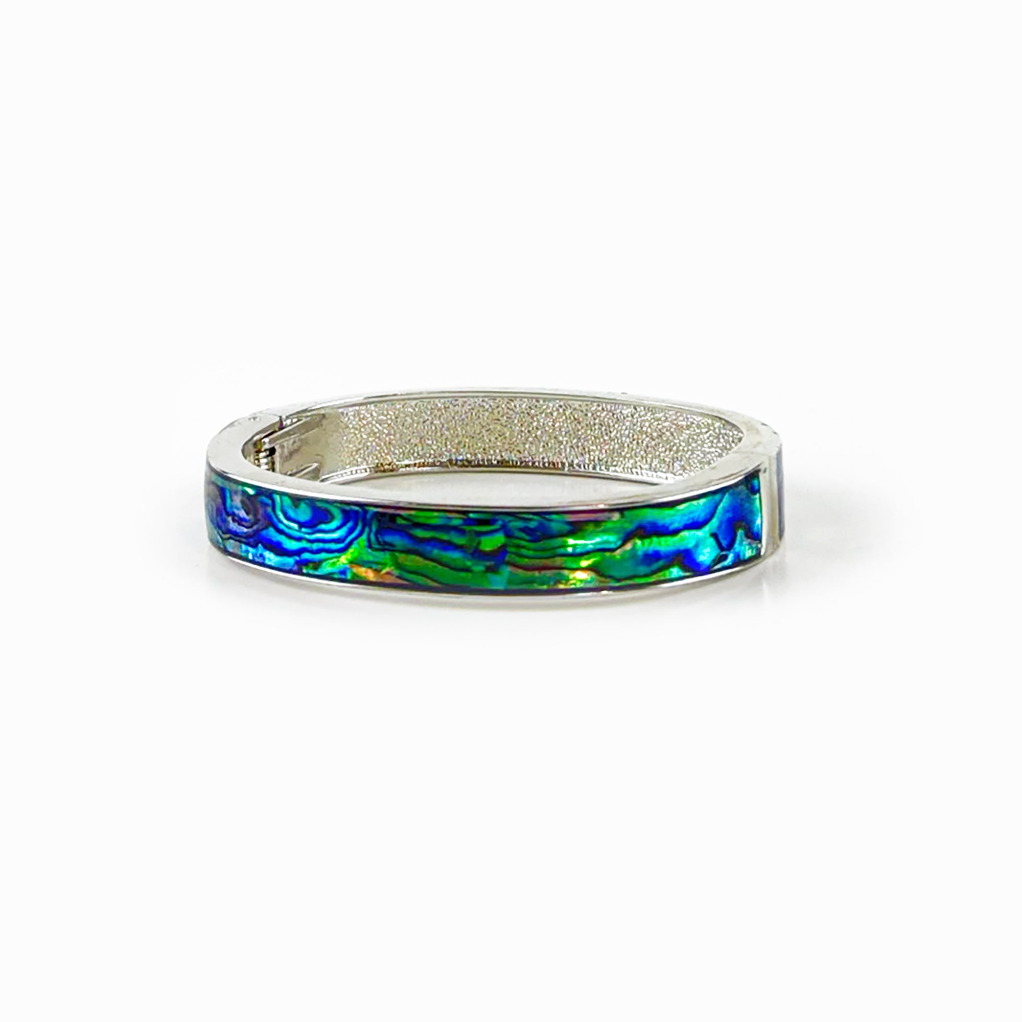 New Zealand Paua Magnetic Hinged Bangle - ShopNZ
