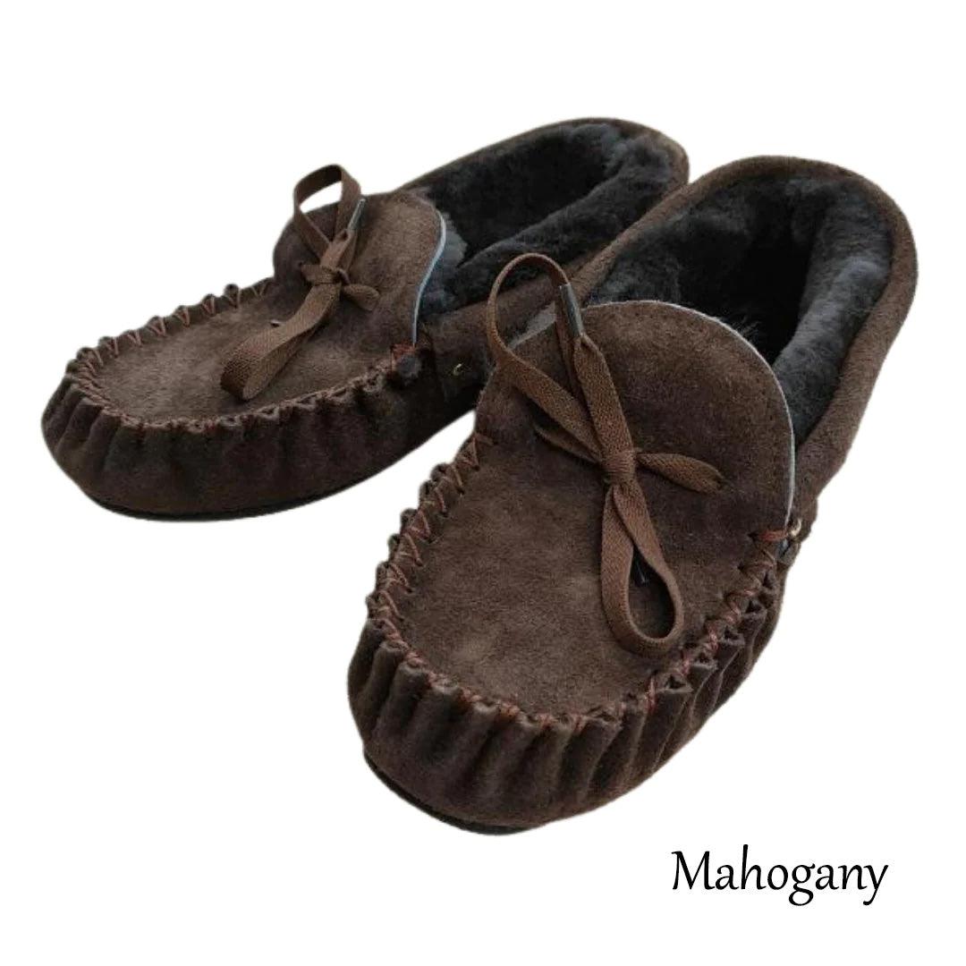 New Zealand Sheepskin Moccasins with Driving Sole - ShopNZ