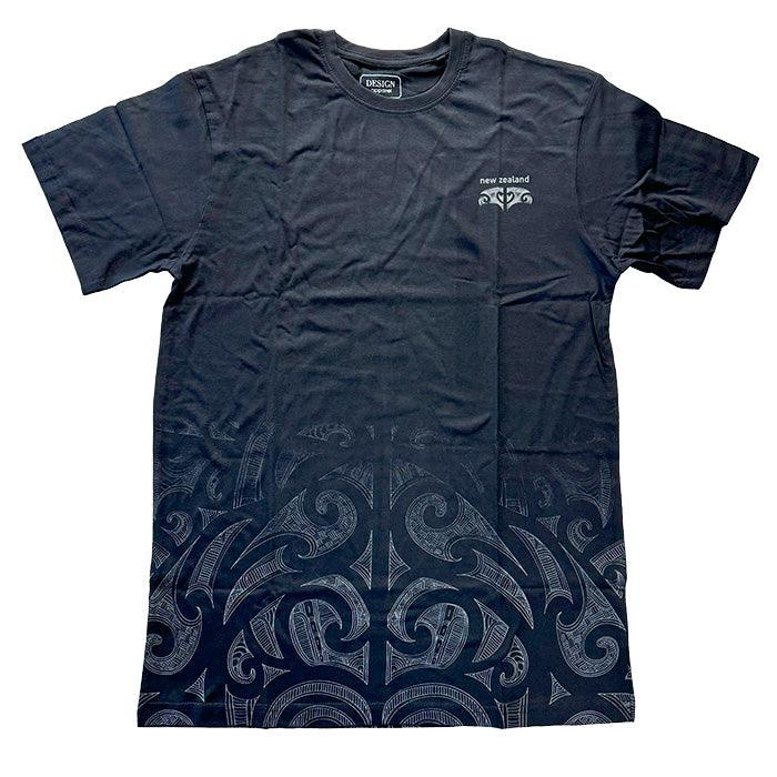 NZ Adult Tattoo Print Maori T-shirt - ShopNZ