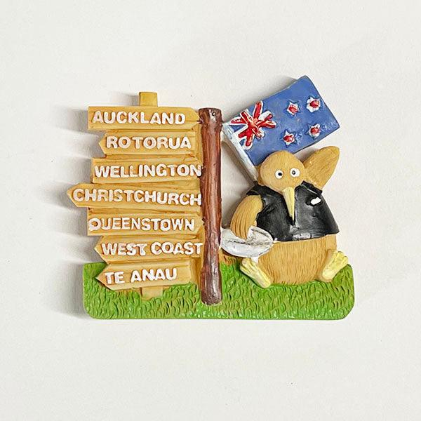 NZ Kiwi Bird Tourist Road Signs Fridge Magnet - ShopNZ