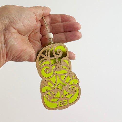 NZ Made Maori Tiki Christmas Ornament - ShopNZ