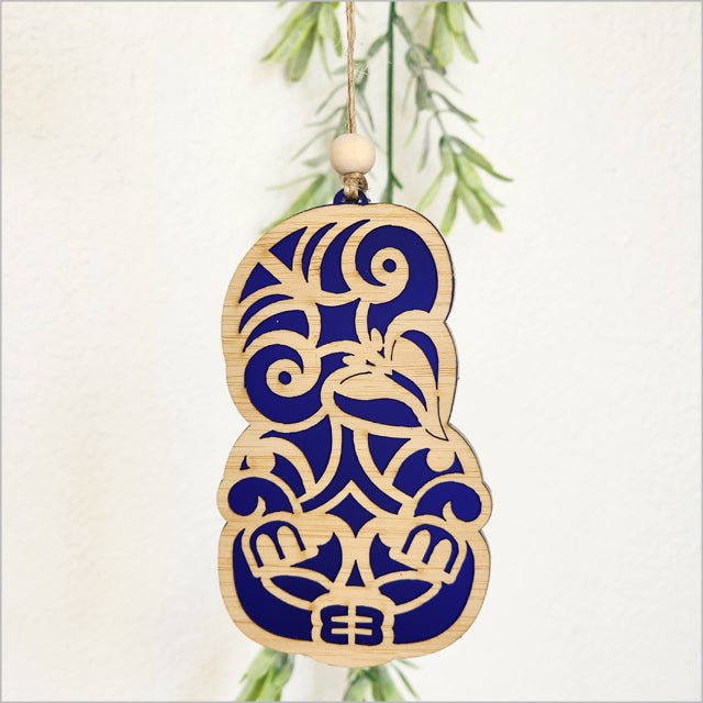 NZ Made Maori Tiki Christmas Ornament - ShopNZ