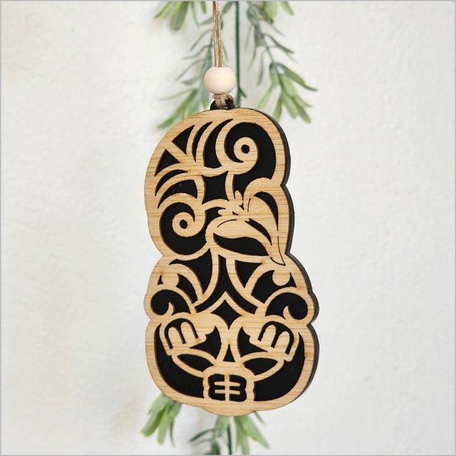 NZ Made Maori Tiki Christmas Ornament - ShopNZ