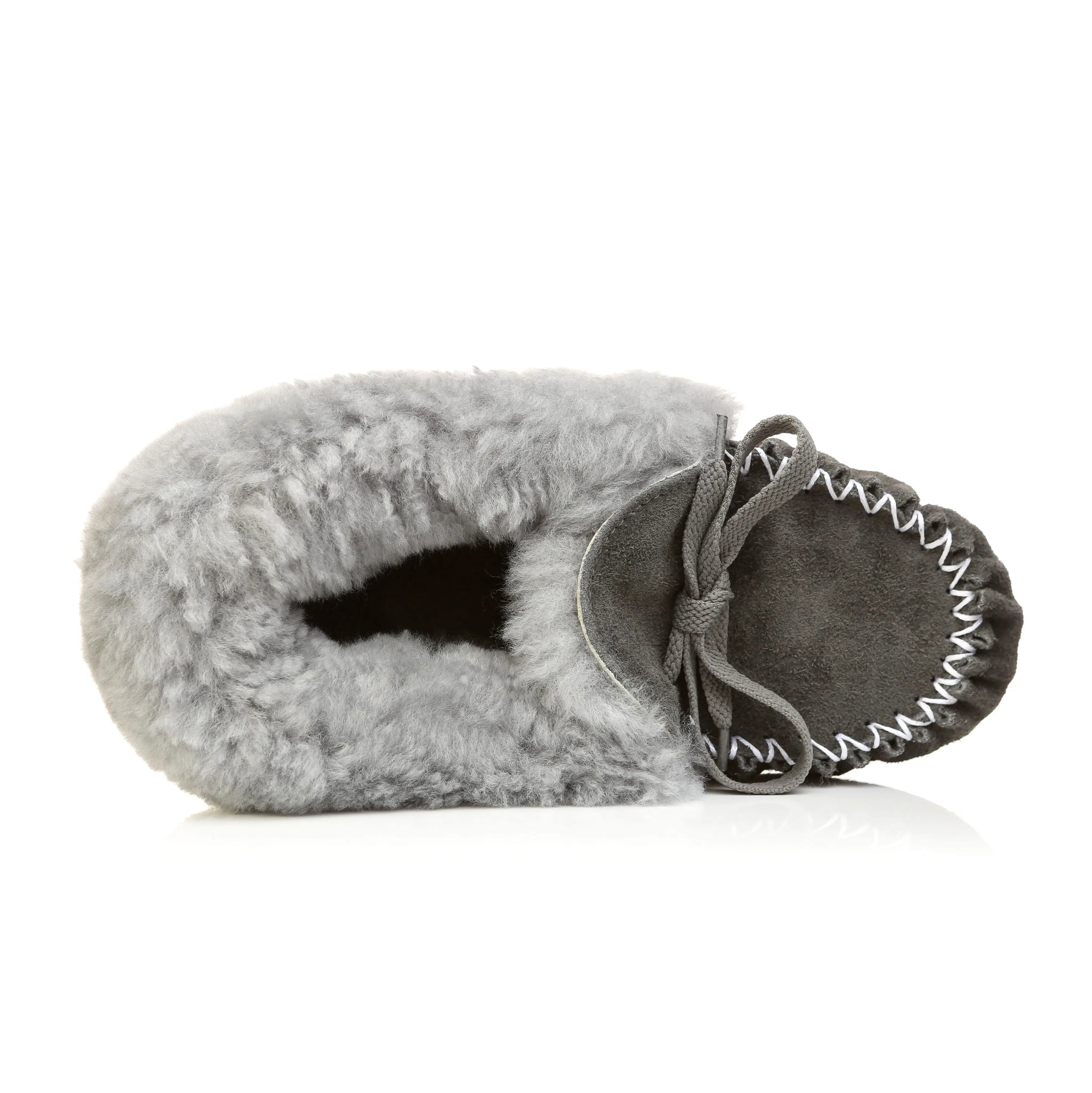 NZ Sheepskin Moccasins with Sheepskin Collar - ShopNZ