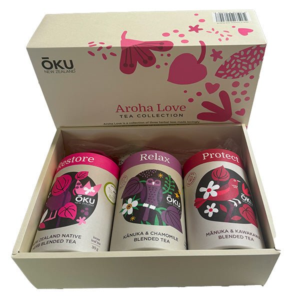 Oku Aroha Love NZ Herbal Tea Gift Box - ShopNZ