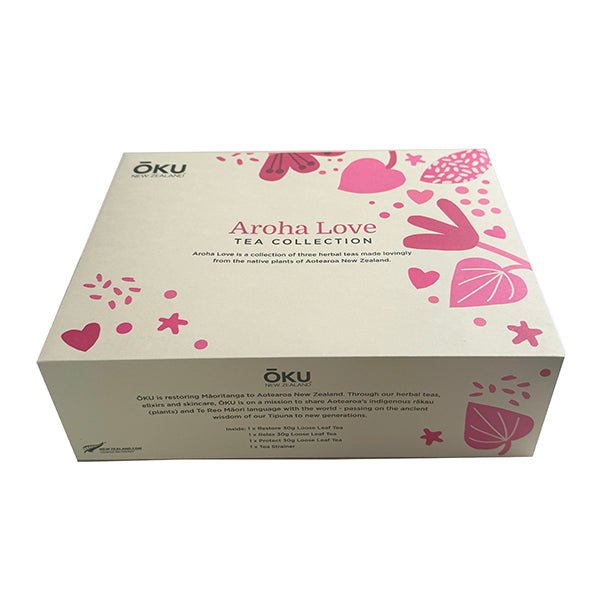 Oku Aroha Love NZ Herbal Tea Gift Box - ShopNZ
