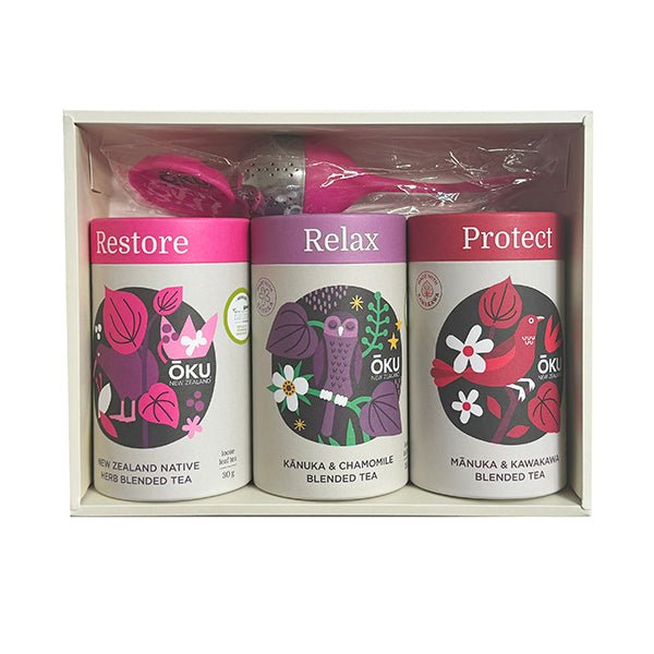 Oku Aroha Love NZ Herbal Tea Gift Box - ShopNZ