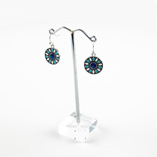 Pretty Paua Daisy Hook Earrings - ShopNZ