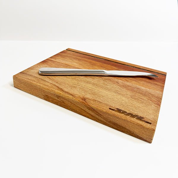 Rimu and Paua Shell Cheese Board with Knife - ShopNZ