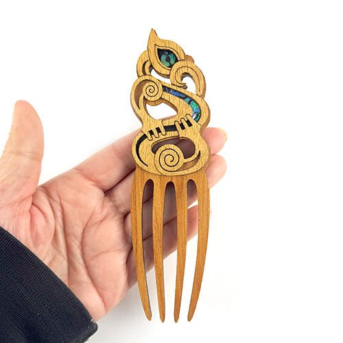 Rimu Maori Manaia Heru Comb - ShopNZ