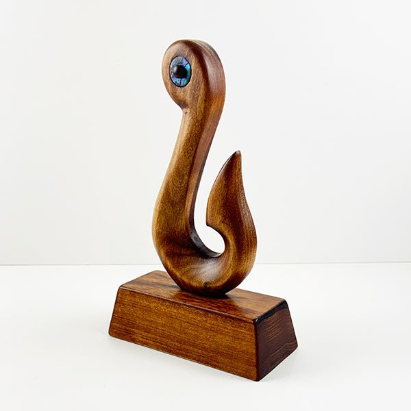 Simple NZ Maori Fish Hook Trophy - ShopNZ