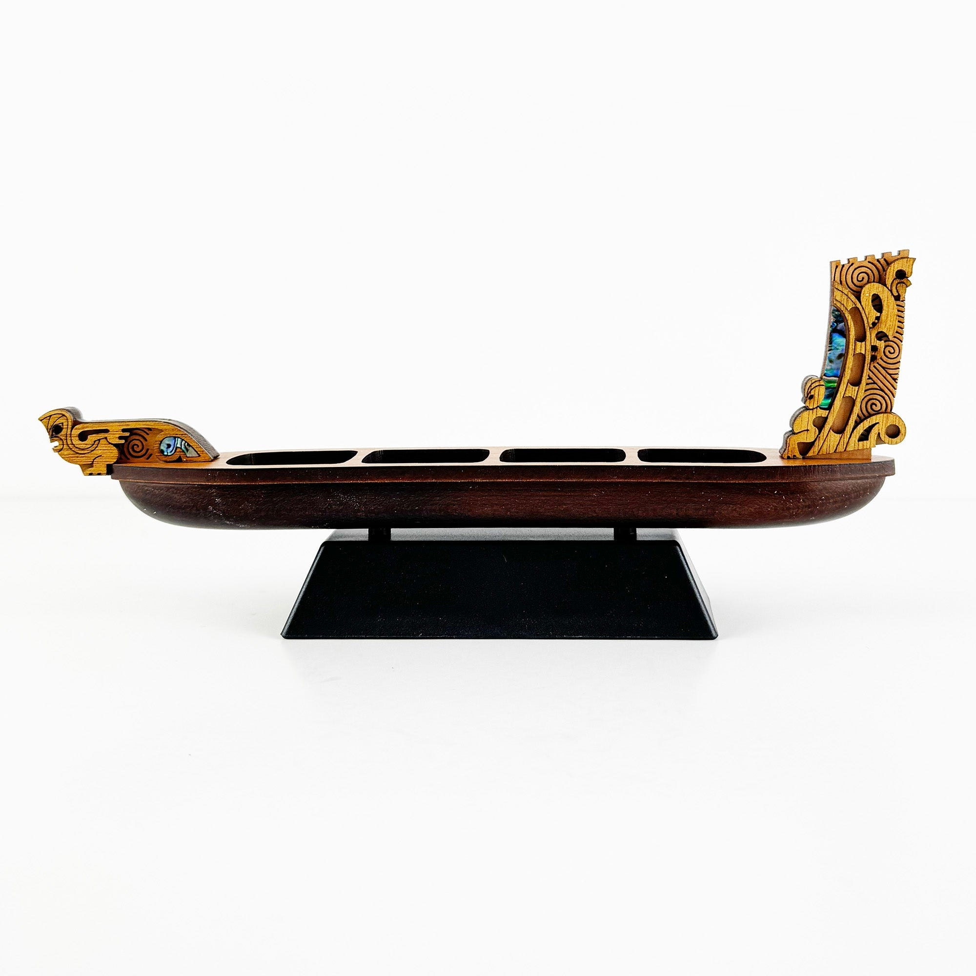 Small Māori Waka Taua War Canoe - Ornament or Trophy - ShopNZ