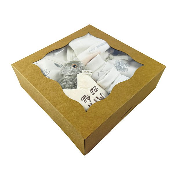Souvenir Newborn Baby Romper Set Blanket and Kiwi Toy Gift Box - ShopNZ