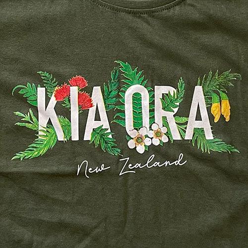 Souvenir NZ Womens Kia Ora Maori T-shirt - ShopNZ