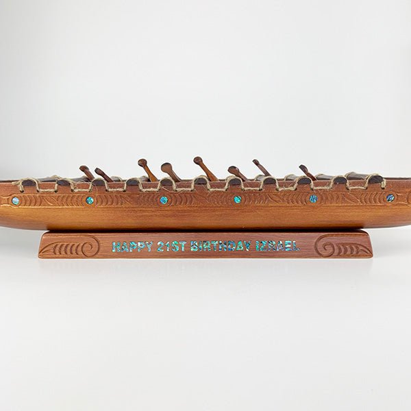 Stunning XL Metre Long Maori Waka Taua Canoe - ShopNZ