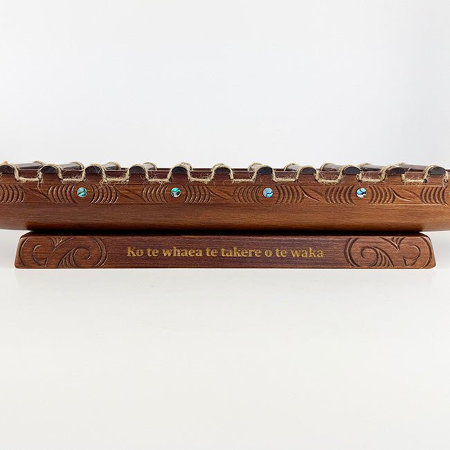 Stunning XL Metre Long Maori Waka Taua Canoe - ShopNZ