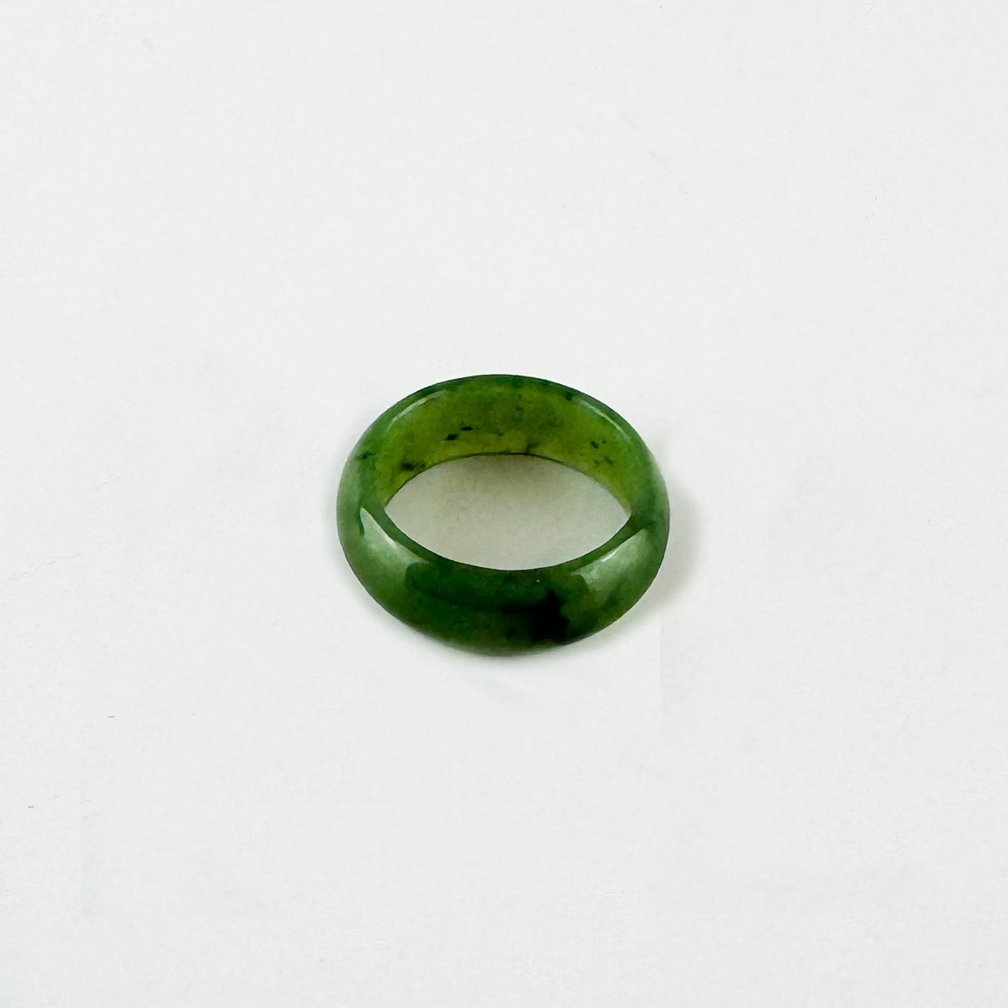 Wide Greenstone Ring - ShopNZ