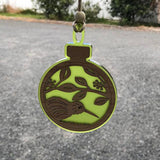 Lime Green Kiwi Christmas Ornament - ShopNZ