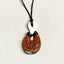 Maori Bone and Wood Love Twist Necklace with Paua Shell