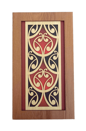 Maori Kowhaiwhai Lattice Wall Panel - ShopNZ