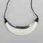 Bone and Paua Shell Breast Plate Necklace