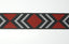 Red and Black Maori Diamond Pattern Braid